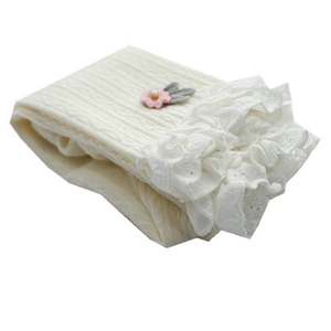 夏装2018新款童装女童打底裤女宝宝七分裤蕾