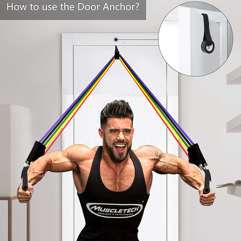 拉力绳健身器材家用男阻力弹力带力量训练拉力器扩胸拉力带弹力绳