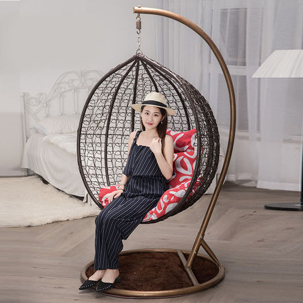 双人鸟巢吊篮藤椅成人网红悬空摇篮椅