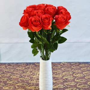 单支仿真 span class=h>玫瑰花 /span>红色情人节礼物花束粉捧花新娘