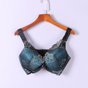 欧系列 有钢圈蕾丝性感花纹可卸海绵薄款舒适 文胸胸罩