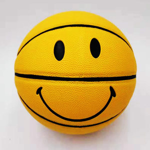 笑脸 span class=h>篮球 /span>微笑幼儿园可爱5号五号pu软皮体操训练