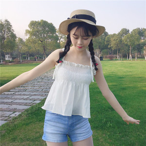 class=h>吊带 /span> span class=h>小 /span>背心女百搭高腰上衣