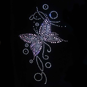 厂家直销烫钻 span class=h>烫图 /span>案水钻 衣服羊绒衫t恤裤子  