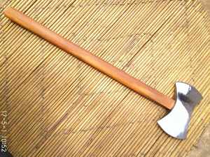 手工锻打双头斧蝴蝶斧户外斧头斧子砍斧斧开山斧战斧吉祥斧双刃斧