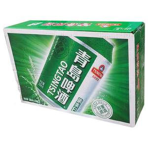 黄石青岛啤酒 清爽8度 整箱330ml*24罐装  箱起售
