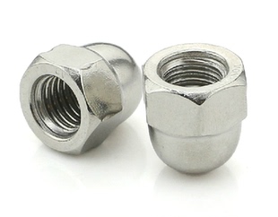 304不锈钢盖型螺母螺帽装饰螺丝帽盖帽遮丑帽圆头球头盖母m3m4m5