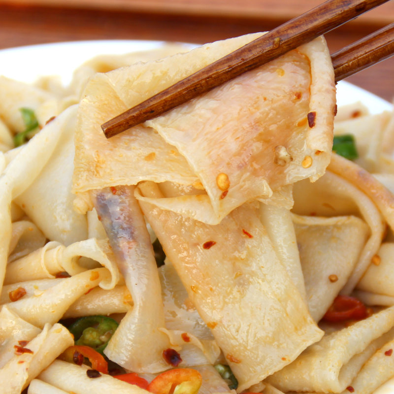 2斤干凉皮 散装河南新乡特产小吃擀面皮1000g面筋包邮美食