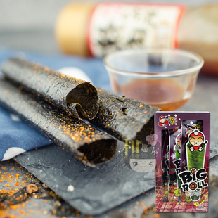 和趣屋泰国小老板bigroll烧烤味紫菜海苔 康熙来了推荐9袋入192