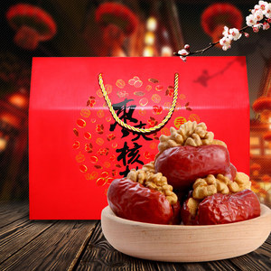 和田大枣夹核桃仁礼盒装1000g  核桃枣 中秋节送礼佳品 ￥ 36.