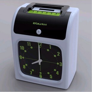 易必优k310d考勤钟打卡机 考勤 纸卡 自动吸退 双色蓄电音乐报时