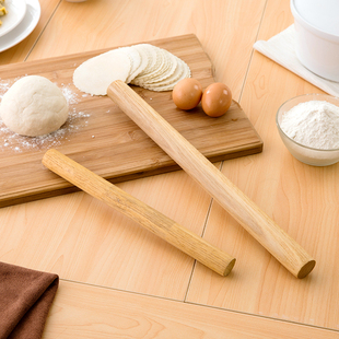 厨房做面包小工具擀面杖杆面棍 家用实木饺子皮擀面棍擀面压面棒