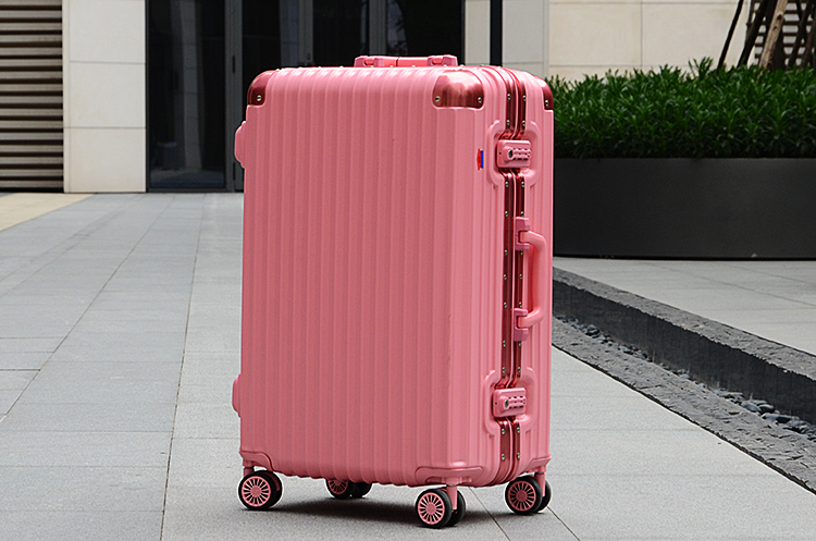 Ambassador正品大使拉杆箱铝框超轻PC托运万向轮旅行李箱包A8572