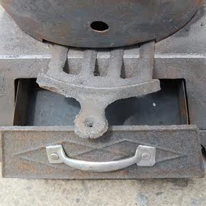 取  新款铸铁生铁防尘加厚室内大肚炮弹炉烧柴火炉子暖炉家用燃煤