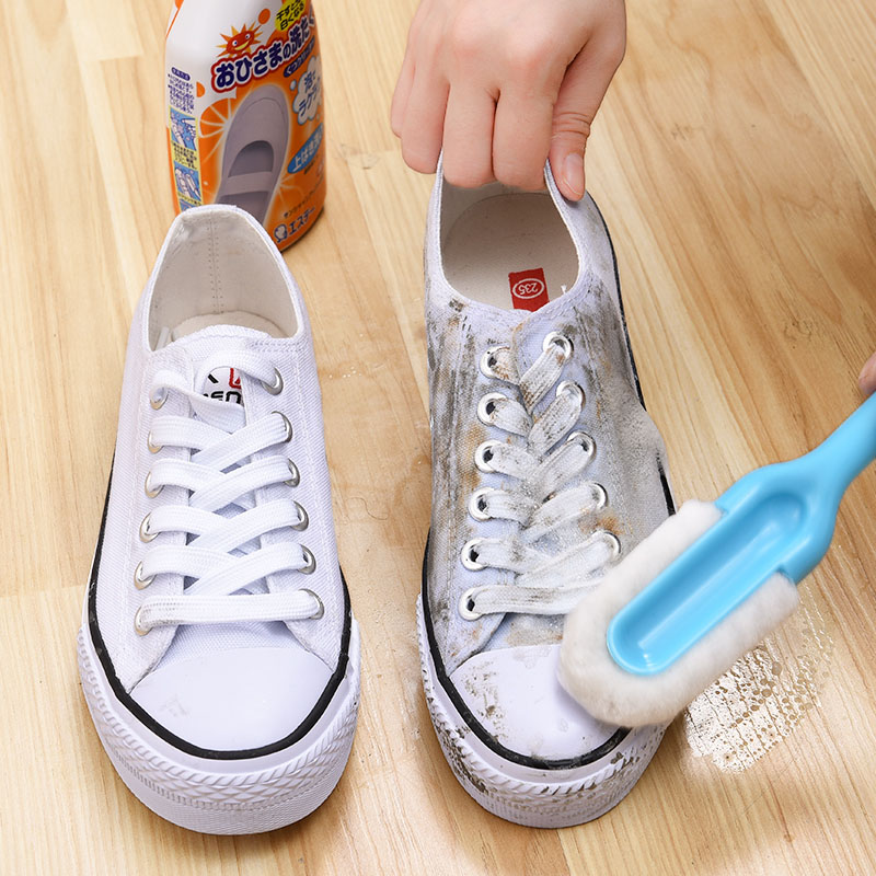 日本LEC软毛鞋刷鞋子清洁刷多功能擦鞋海绵清洗刷抖音刷洗鞋刷子