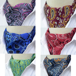 高档男士花纹领巾英伦宫廷复古男领巾西装衬衫领巾 span class=h>丝巾