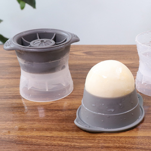 威士忌冰块模具大号圆形自制冰块模具酒吧球型冰格创意厨房工具