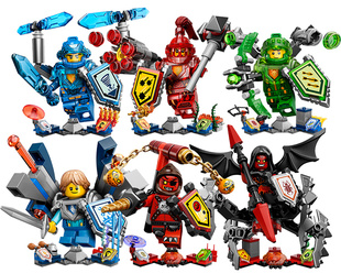 新兼容乐高未来骑士团人仔克雷盾牌6款梅西公主博乐10475至10480