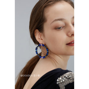 【镶钻大耳环图片】镶钻大耳环图片大全