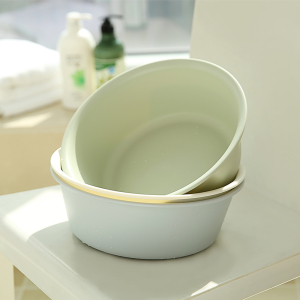 家用脸盆塑料水盆婴儿小号大号洗脸盆圆形 span class=h>洗衣盆 /span