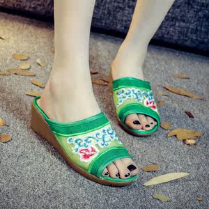 老北京绣花鞋女夏2017新款布鞋女老北京古装