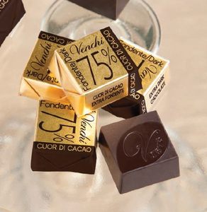 意大利 venchi 闻绮 纯黑巧克力 75% 85% 100%