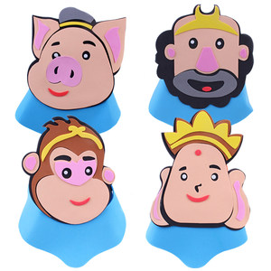 儿童卡通动物头饰西游记唐僧师徒孙悟空猪八戒头套幼儿园表演道具