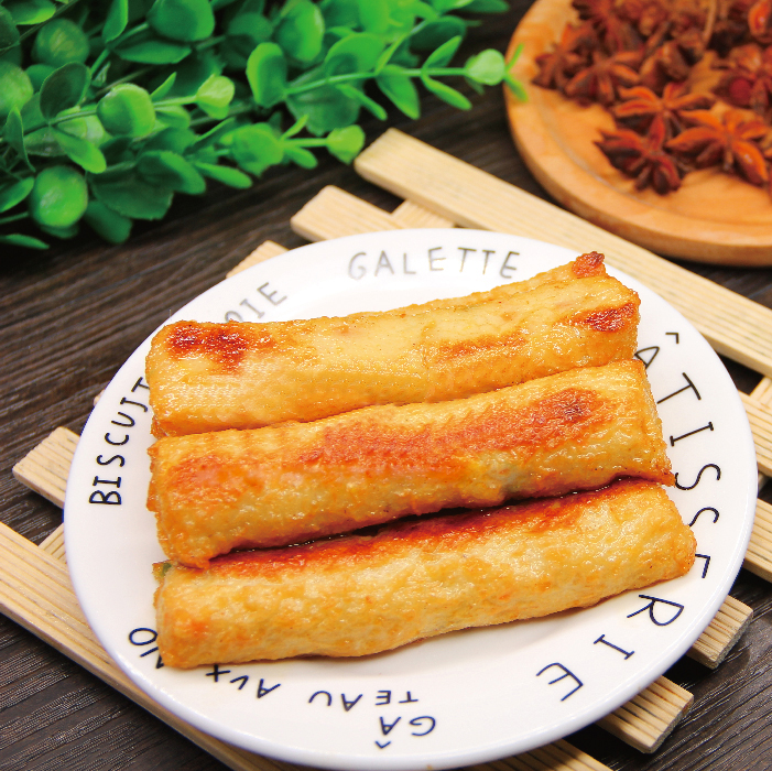 平海腐皮三鲜卷1000g约22-24根 火锅麻辣烫鱼卷关东煮腐皮卷肉卷