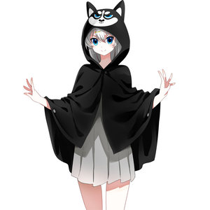 q- 萌羽原创周边哈士奇毛绒斗篷二次元动漫男女保暖 span class=h>