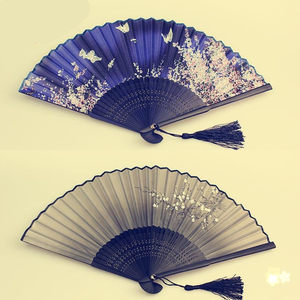 舞蹈女神手扇手摇古风扇子 span class=h>折扇 /span> 宫廷风女 随身