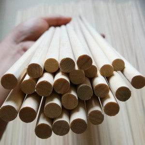 新款实心射箭优质木箭杆箭杆表演制作玩具硬木杆够硬细杆可组装竹