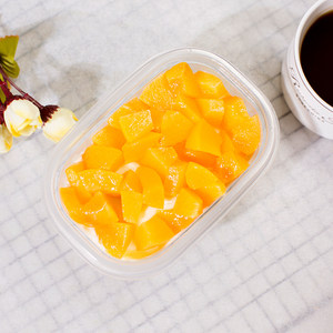 【罐头恋】黄桃千层盒子蛋糕黄桃罐头苏州发货顺丰冷链生日蛋糕