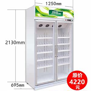 展示柜冷藏保鲜柜商用立式冰柜单门饮料柜超市
