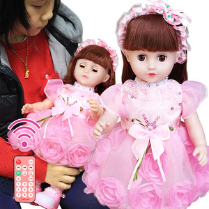 时尚超大巴比娃娃公主迷你小号 span class=h>萝莉 /span>唱歌头部生