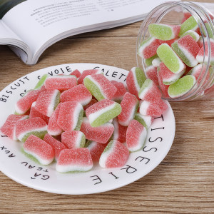 六一节可爱西瓜造型水果味德国口力trolli橡皮糖口味糖果qq软糖