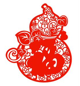 葫芦 /span>送福送财 span class=h>福字 /span>剪纸新年货贴纸春节日
