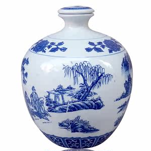 瓷器酒瓶图片