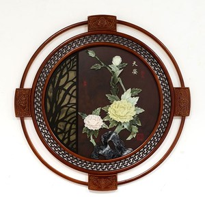 class=h>中式 /span>古典装饰画实木框 span class=h>雕刻 /span>客厅