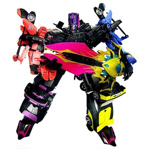 孩之宝 变形金刚uw-ex威震女王 日版组合金刚男孩玩具变形机器人