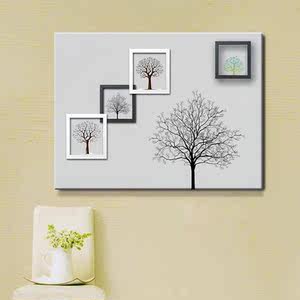 大象白板信息 span class=h>壁画 /span>滑道盖电表箱挂画装饰画遮挡