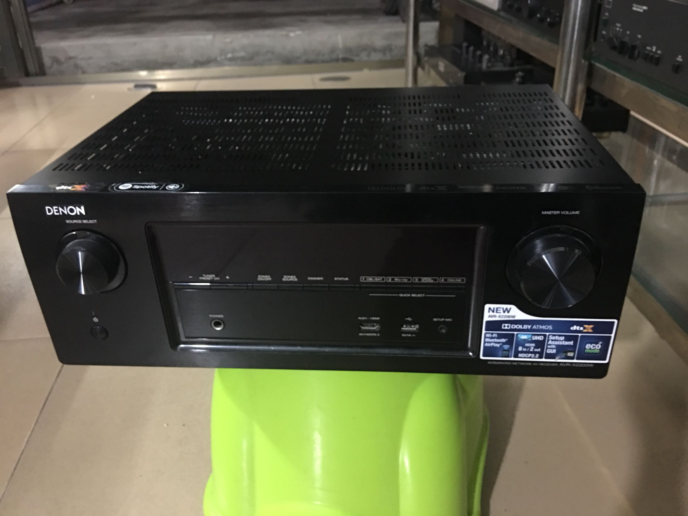 二手样机 Denon/天龙 AVR-X2200W 7.2 声道AV功放家庭影院环绕