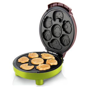家用电动电饼铛早餐机自制蛋糕机diy华夫饼机可丽饼松饼可爱卡通