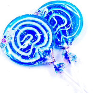 蓝色大棒棒糖 tonly 糖果星球波板糖送女朋友七彩礼盒单根3根包邮