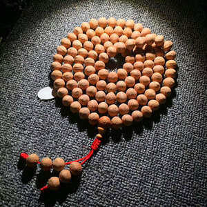 小凤眼菩提植物种子佛珠手链108颗文玩手串念 span class=h>挂珠 