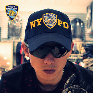正品美国纽约警察帽nypd newera警署官方帽可调节棒球帽纪念帽子