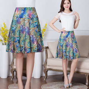 【舞蹈大摆裙半身长裙雪纺价格】最新舞蹈大摆