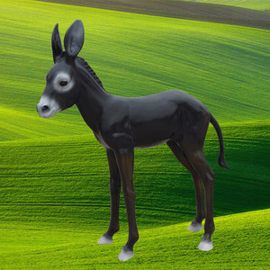 仿真驴雕塑动物图片