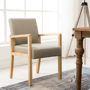 经典实木 span class=h>扶手 /span>椅子餐厅酒店咖啡厅简约休闲办公