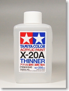 钢铁苍穹 田宫 tamiya 81040 x20a x-20a 水性溶剂 稀释液 250ml