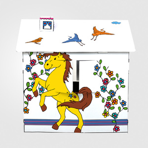 魔卡童纸箱玩具屋儿童 span class=h>手工 /span>制作 span class=h>